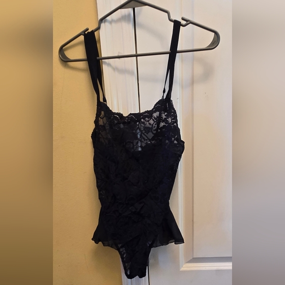 Victoria's Secret Black Lace Teddy Never Worn Vintage NWOT Y2k Lingerie